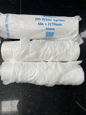 Disposable Waterproof Apron Gown Polythene Roll Plastic Aprons Kitchen