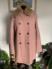 Rare Zara Pink Wool Blend Coat