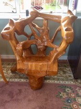 TEAK ROOT CHAIR