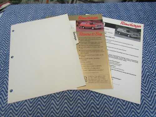 1989 dodge ramcharger - dodge,