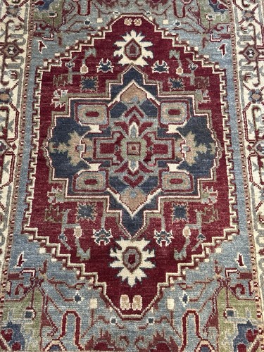 Red hand knotted oriental - red,