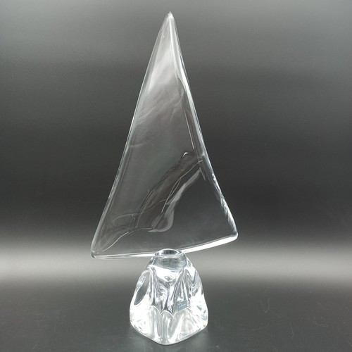 Daum large crystal sculpture - daum,