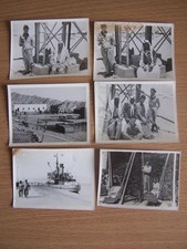 6 Transjordan Akaba Vintage Photo's Aqaba Military Soldiers Arabic Men Thobe