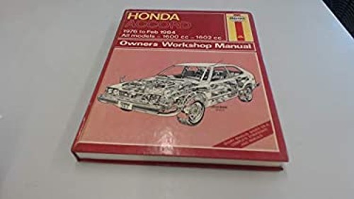 Honda accord 1976 owner s - honda, 1976-84