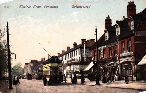 Electric tram terminus - electric,