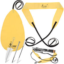 Clarinet Care Kit Instrument Cleaning Cloth Mouthpiece Brush with Screwdriver