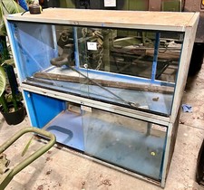 6 steel display cabinets