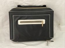 LADIES BLACK FULL ZIP BRIEFCASE TYPE BAG BY ESTEE LAUDER