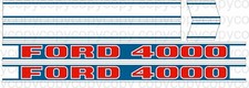 Ford 4000 tractor decals