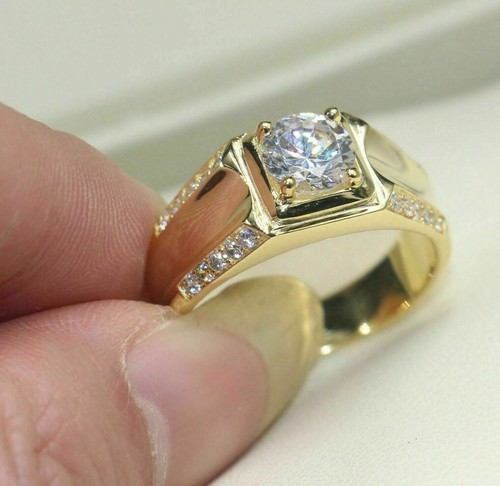 Men s 14k yellow - ct,