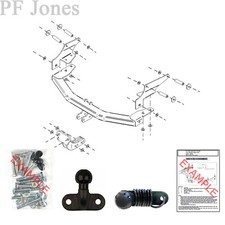 Tow-Trust Towbar for Peugeot Bipper Van 2008-2018 - Flange Tow Bar