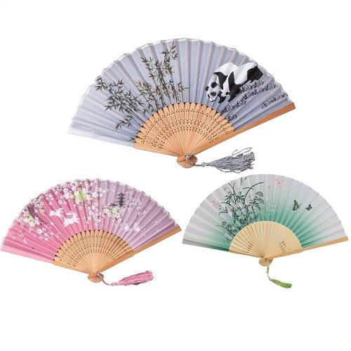 Handmade bamboo hand - hand, fan
