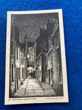 ST ANDREWS FIFE POSTCARD  BAKER LANE J MCINTOSH PATRICK