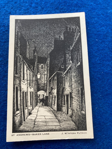 Andrews fife postcard - andrews,