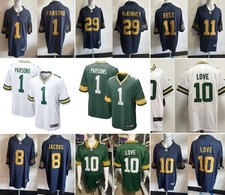 Men's NFL Green Bay Packe #1#8#1#11#29 Parsons/Love American Football Jerseys