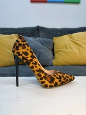Camel Leopard Print Pointed