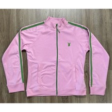 Y2K Playboy Pink Track Jacket