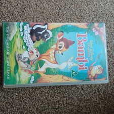 Bambi Walt Disney Classics VHS Video Tape