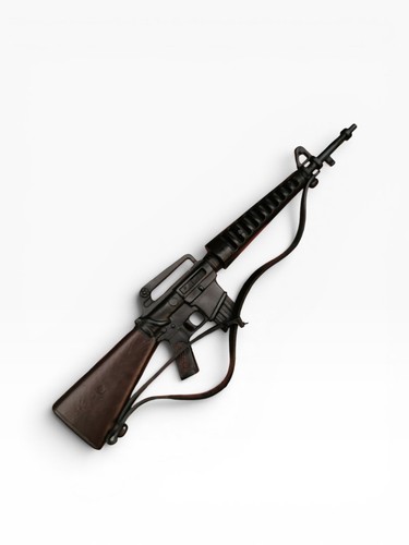 Vintage action man m16 rifle - action,