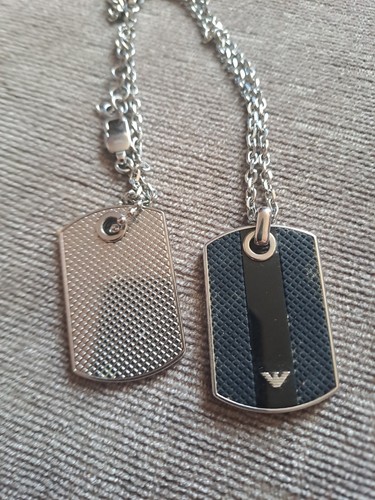 Emporio armani dog tag - armani,
