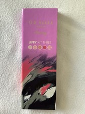 TED BAKER. LIPPY KIT THREE. 4 Lip Colours & Top Coat. Brand New   Xmas Present.