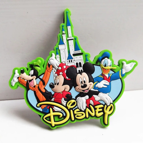 Disney vintage rubber fridge - disney,