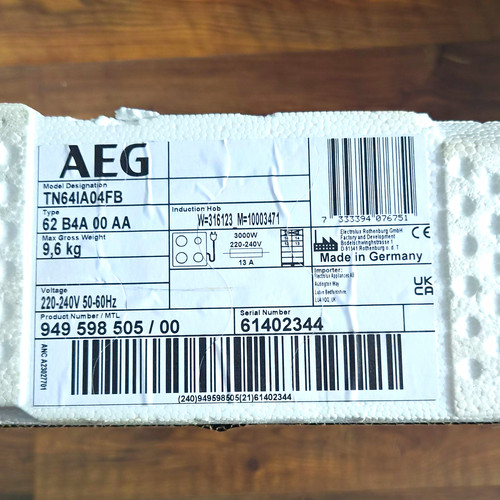 Aeg tn641a04fb zone - aeg,