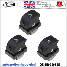 3X Passenger Side Electric Power Window Switch For Audi A4 B6 B7 2003-2005