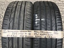 Part Worn Used Tyres 225 50 18 Bridgestone Pirelli 2255018 Audi BMW Alloy Wheels