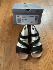 Ladies Gabor Black Nubuk