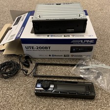 Alpine UTE-200BT - Mechless Bluetooth MP3 FLAC USB AUX Car Stereo RDS Tuner