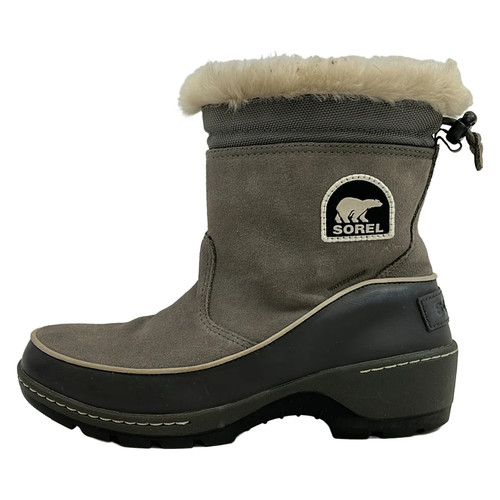 Sorel gray cream - sorel, leather