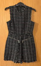 Zara Womens Tweed Sleeveless