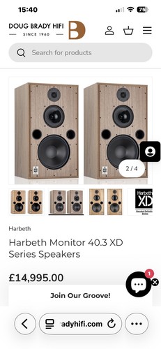 Harbeth studio 3xd monitor - harbeth, 40.3xd