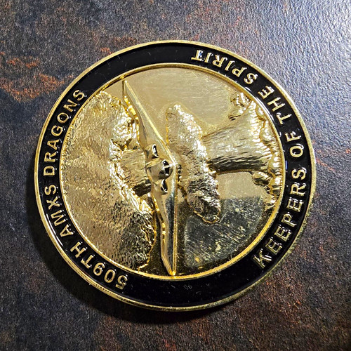 Challenge coin 509th amxs - challenge, coin,