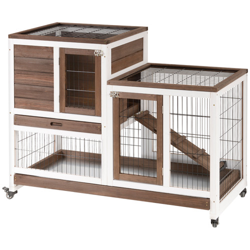 Wooden rabbit hutch - hutch, bunny