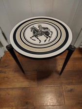 1 Vintage MCM Greek Motif End