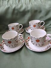 Set 4 Midwinter Michaelmas Jessie Tait Tea Cups & 5 Saucers
