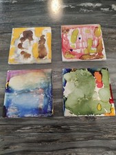 COASTERS Ceramic Tile Set of 4
