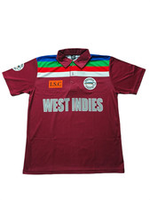 West Indies cricket 1992 ODI World Cup retro classic polo shirt