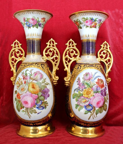 Pair monumental antique - of,