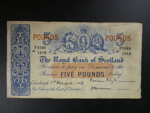 Huge 1943 royal bank - 1943,