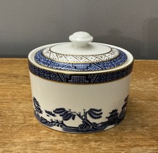 1x Royal Doulton Real Old Willow - Sugar Bowl Lidded VGC  
