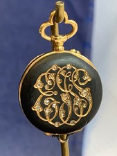 Vtg 18K Yellow Gold Diamond