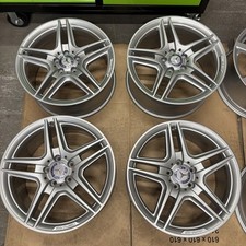 4 X SET MERCEDES C CLASS W204 AMG 18" ALLOY WHEELS 8J ET50 8.5J ET54 STAGGERED