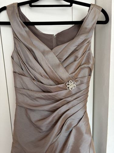 Romantica taupe satin long - romantica,
