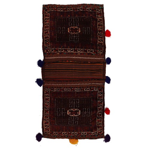 Vintage saddle bag wool - saddle,