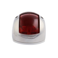 Navigation Light Stainless Steel RED Port Boat Yacht Sailing Marine 316 Compact