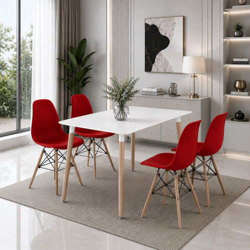 Piece dining table chairs - table, &