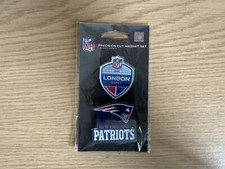 NFL London Game 2024 New England Patriots Magnet Set Brand New